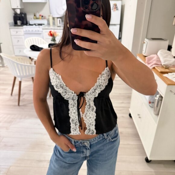 Princess Polly Arizona Lace Cami Black - Picture 5 of 6